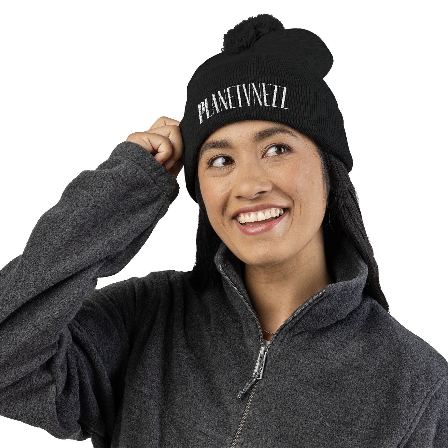 V’s Black Beanie